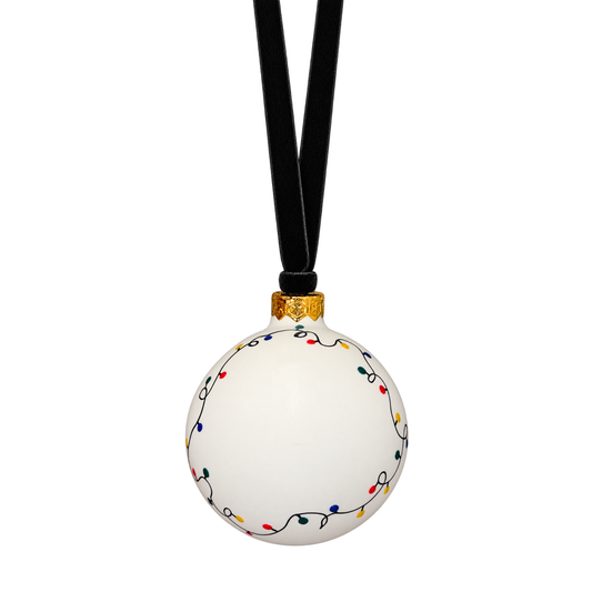 Swirly baubles for personalisation