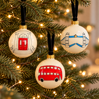 London Keepsake Baubles (trio)