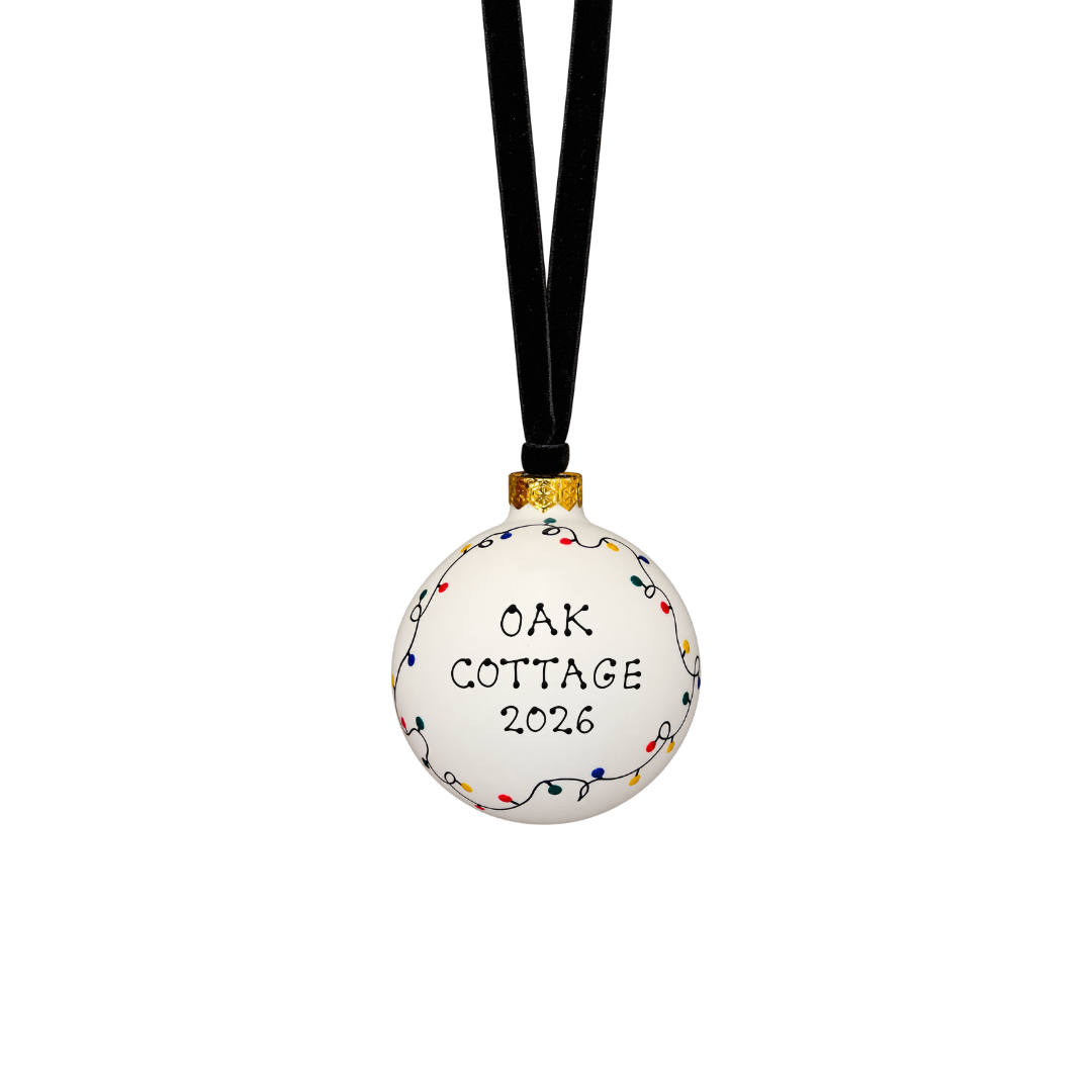 Swirly baubles for personalisation