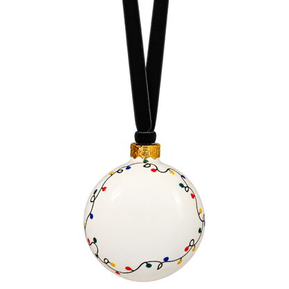 Swirly baubles for personalisation