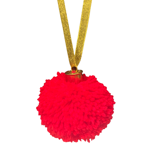 POMPOM BAUBLE - NEON PINK