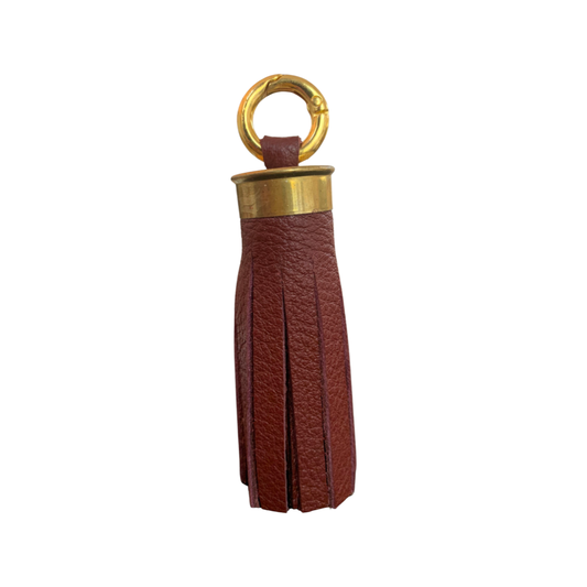 LEATHER TASSEL - PORT